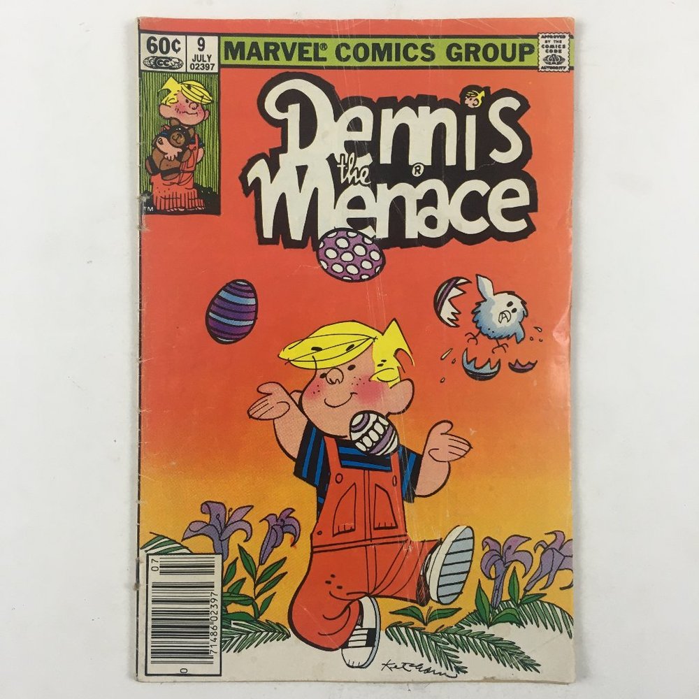 Dennis the Menace #9 Marvel 1982 First Print Vintage Bronze Age Comic Book